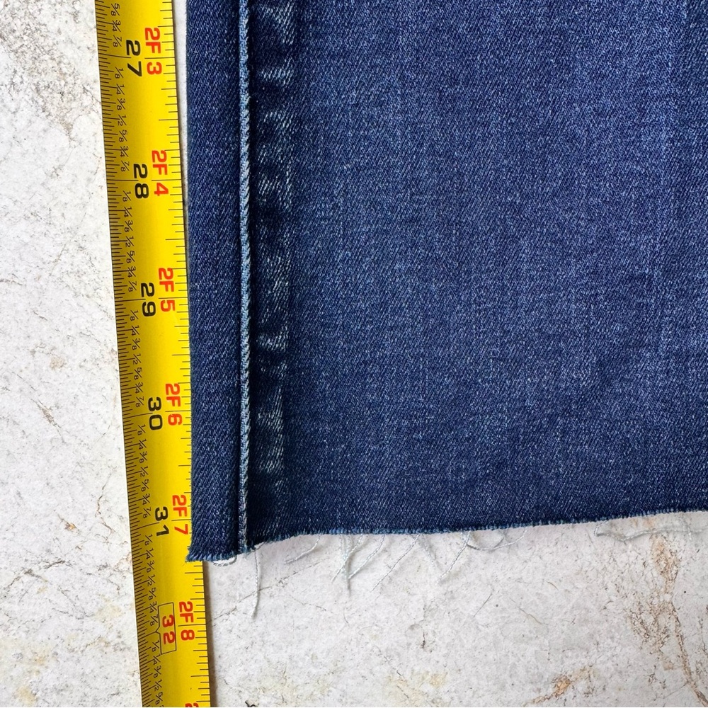 L’Agence The Sneeki Flare Legs Low Rise Hanson blue jeans size 27 NWT - Picture 11 of 15